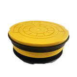 YELLOW/GAS Non-Pop Polymer Valve Box Lid - Quiet, Secure