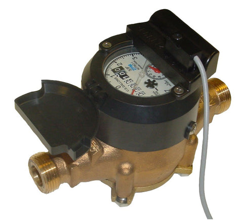 Zenner 5/8" x 3/4" multi-jet Water meter, US Gallon with Encoder Output