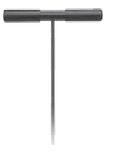 Soil Probe Rod - Non-Insulated "Plus" Type 303 Stainless Steel w/ replaceable Tips & Grips