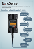 Lorric EchoSense Ultrasonic Clamp-on Flow Meter for 1/2" - 2" Pipe