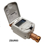 Zenner Residential/Intermediate Ultrasonic Water meter, US Gallons with NFC Encoder output