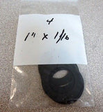 1" x 1/32" (EXTRA THIN) EPDM Rubber Water Meter Gasket/Washer for 1" size meters