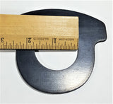 1-1/2" flanged water meter gasket, drop in style, EPDM Rubber, 1/8" or 1/16" thickness