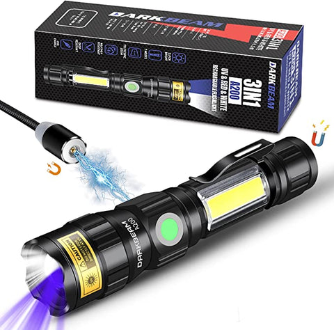 Dark Beam 365NM UV Light for detecting Fluorescent Leak Tracer Dye