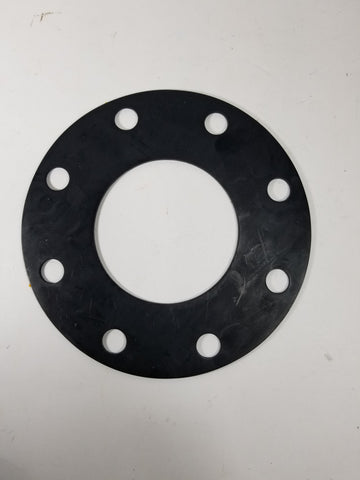 4" X 1/8" Black EPDM Rubber FULL FACE Water Meter Flange Gasket