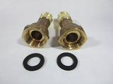 Water Meter, Garden Hose or RV Adapter Couplings, FGH x MGH
