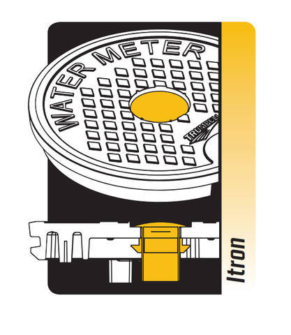 Trumbull Type A and C Polymer Meter Box Cover for Itron
