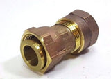 3/4" Compression Water Meter Coupling, LEAD FREE brass, Swivel nut x CTS Compression